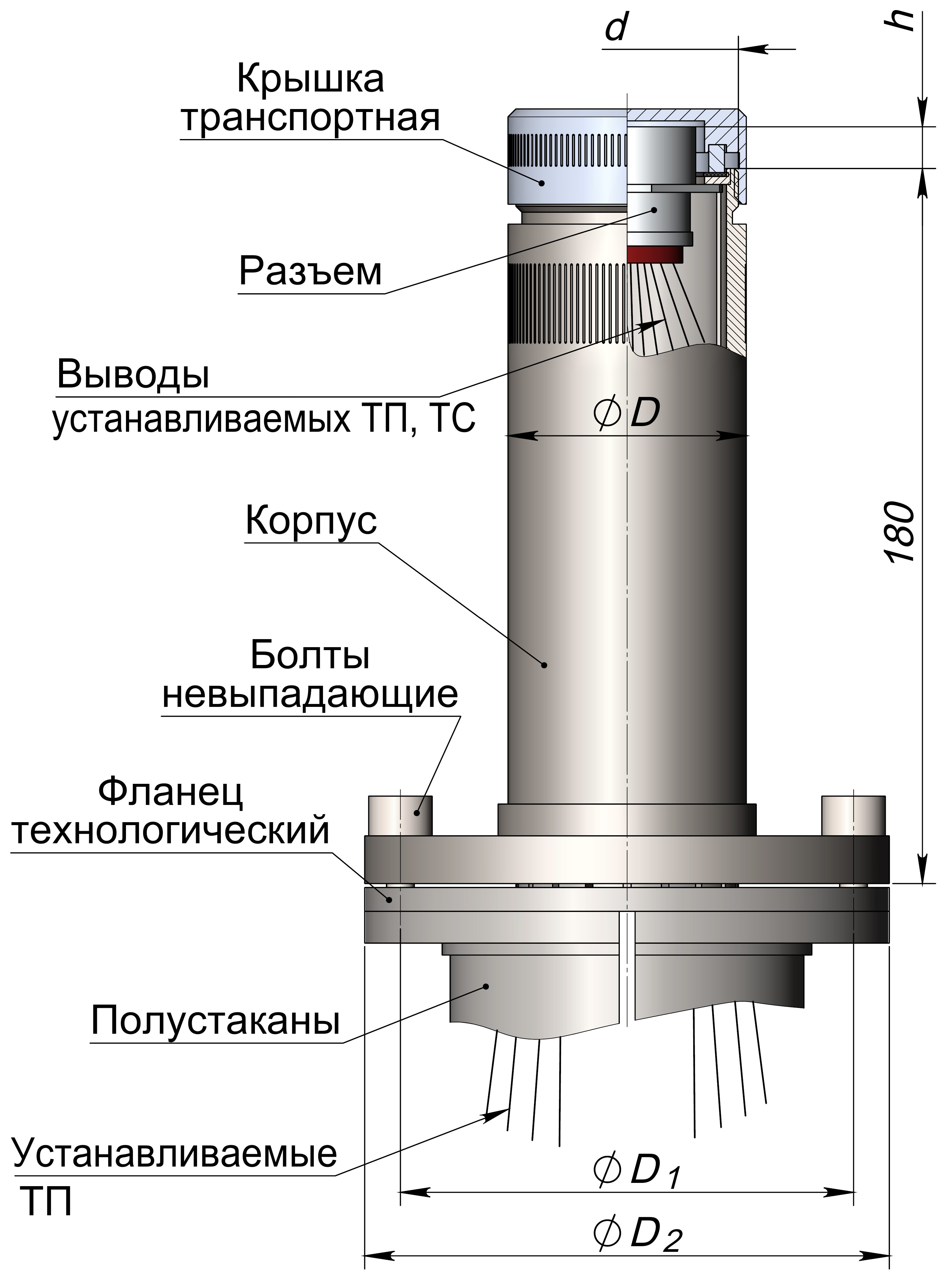 Фланец технологический